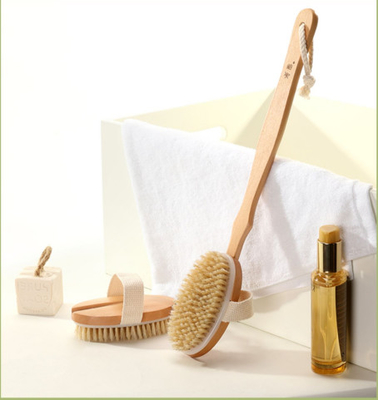 Exfoliate Smoothing Skin Natural Bath Body Brush For Back